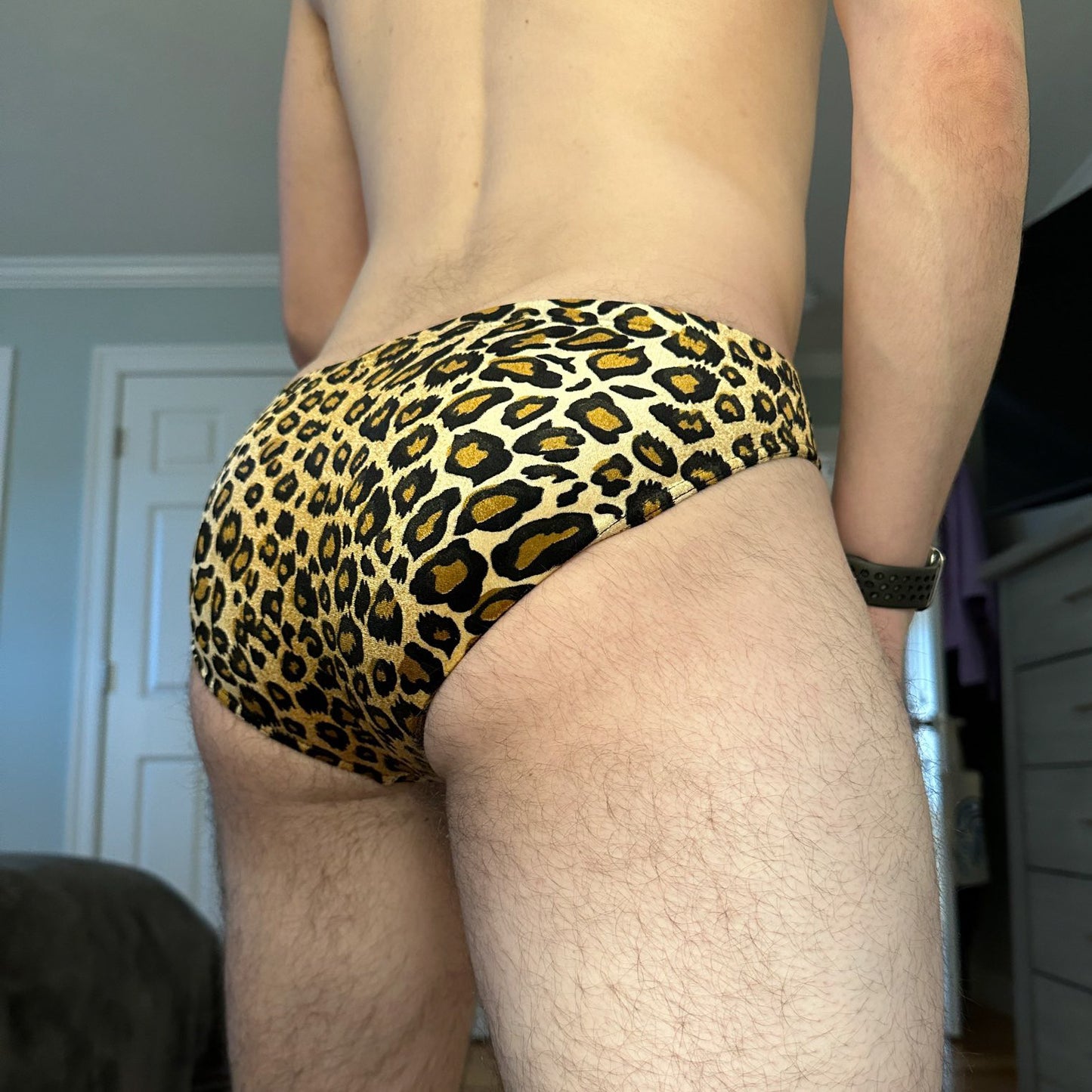 Men’s Briefs in Cheetah Velvet